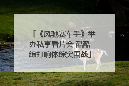 《风驰赛车手》举办私享看片会 酷酷综打响体综突围战
