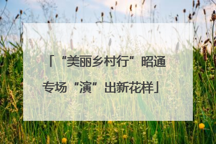 “美丽乡村行”昭通专场“演”出新花样