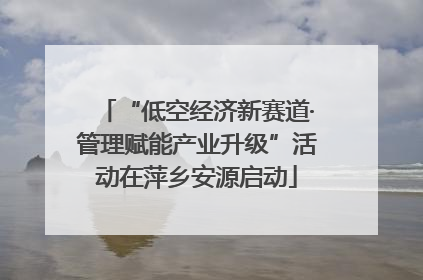 “低空经济新赛道·管理赋能产业升级”活动在萍乡安源启动
