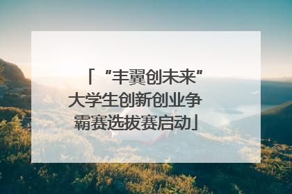 “丰翼创未来”大学生创新创业争霸赛选拔赛启动