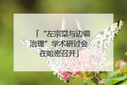 “左宗棠与边疆治理”学术研讨会在哈密召开