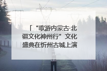 “歌游内蒙古·北疆文化神州行”文化盛典在忻州古城上演——蒙晋文化交融共谱文旅融合新篇