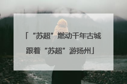 “苏超”燃动千年古城 跟着“苏超”游扬州