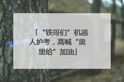 “铁哥们”机器人护考，高喊“奥里给”加油