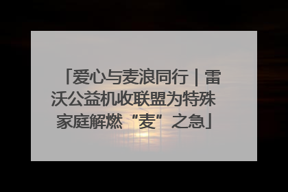 爱心与麦浪同行｜雷沃公益机收联盟为特殊家庭解燃“麦”之急