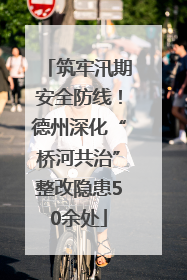 筑牢汛期安全防线！德州深化“桥河共治”整改隐患50余处