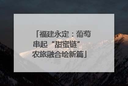 福建永定：葡萄串起“甜蜜链” 农旅融合绘新篇