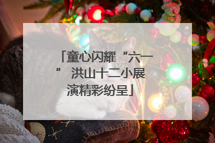 童心闪耀“六一” 洪山十二小展演精彩纷呈