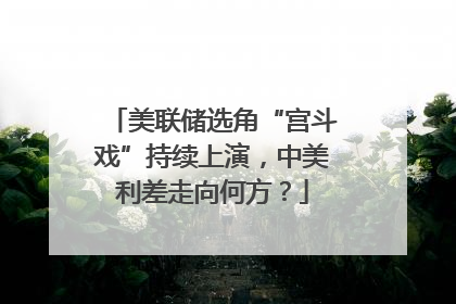 美联储选角“宫斗戏”持续上演，中美利差走向何方？
