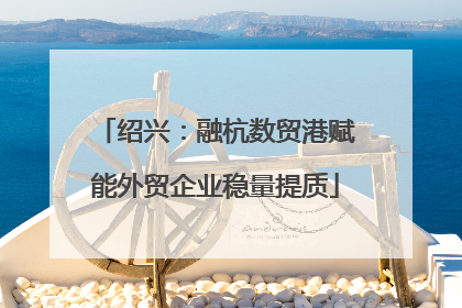 绍兴：融杭数贸港赋能外贸企业稳量提质
