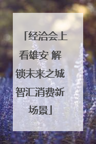 经洽会上看雄安 解锁未来之城智汇消费新场景