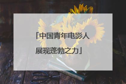 中国青年电影人展现蓬勃之力