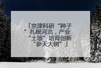 京津科研“种子”扎根河北，产业“土壤”培育创新“参天大树”