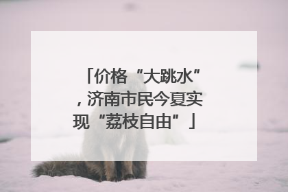 价格“大跳水”，济南市民今夏实现“荔枝自由”