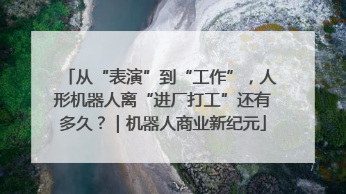 从“表演”到“工作”，人形机器人离“进厂打工”还有多久？｜机器人商业新纪元