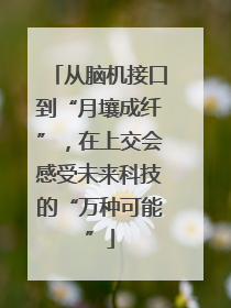 从脑机接口到“月壤成纤”，在上交会感受未来科技的“万种可能”