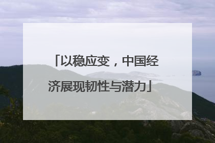 以稳应变，中国经济展现韧性与潜力