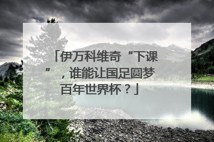 伊万科维奇“下课”，谁能让国足圆梦百年世界杯？