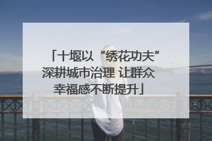 十堰以“绣花功夫”深耕城市治理 让群众幸福感不断提升