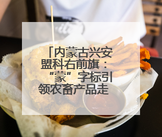 内蒙古兴安盟科右前旗：“蒙”字标引领农畜产品走向全国