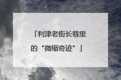 利津老街长巷里的“微缩奇迹”