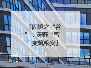 固镇之“谷”：沃野“智”变筑粮安