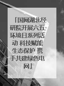 国网湖北经研院开展六五环境日系列活动 科技赋能生态保护 携手共建绿色电网