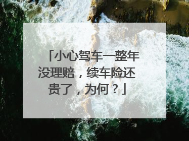 小心驾车一整年没理赔，续车险还贵了，为何？