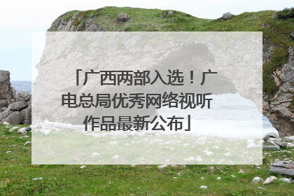 广西两部入选！广电总局优秀网络视听作品最新公布