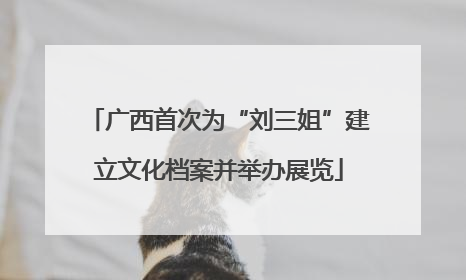 广西首次为“刘三姐”建立文化档案并举办展览