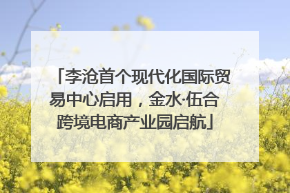 李沧首个现代化国际贸易中心启用，金水·伍合跨境电商产业园启航