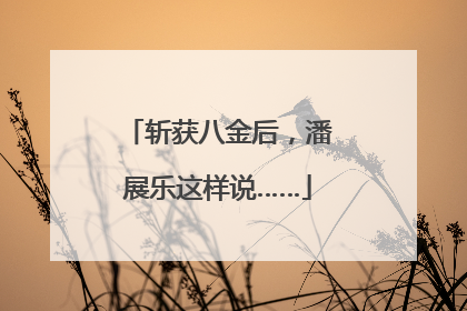 斩获八金后，潘展乐这样说……