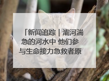 新闻追踪｜灞河湍急的河水中 他们参与生命接力急救者原来是省人民医院00后男护士