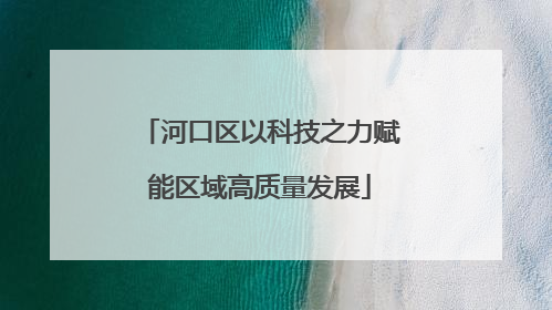 河口区以科技之力赋能区域高质量发展