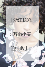 浙江长兴：万亩小麦迎丰收