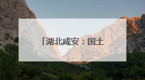 湖北咸安：国土综合整治助力打造现代农业高地