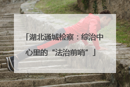 湖北通城检察：综治中心里的“法治前哨”