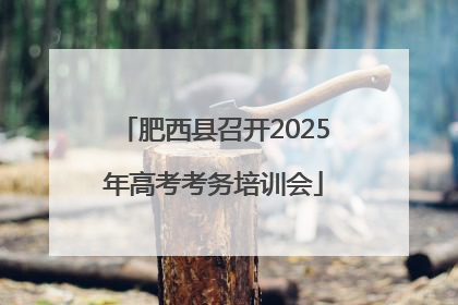 肥西县召开2025年高考考务培训会