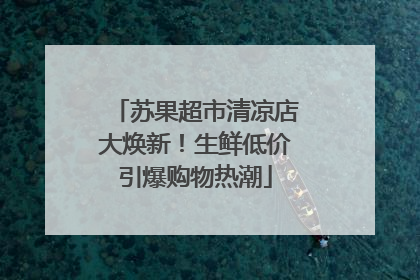 苏果超市清凉店大焕新！生鲜低价引爆购物热潮