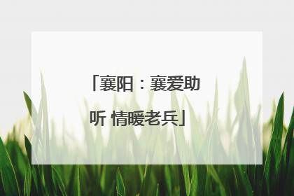 襄阳：襄爱助听 情暖老兵