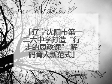 辽宁沈阳市第一二六中学打造“行走的思政课” 解码育人新范式