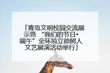 青岛文明校园交流展示暨 “我们的节日•端午”全环境立德树人文艺展演活动举行