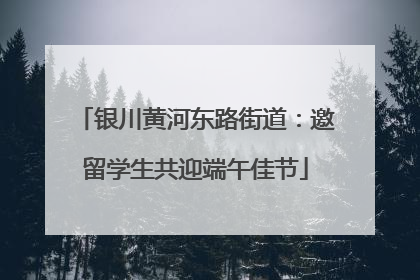 银川黄河东路街道：邀留学生共迎端午佳节
