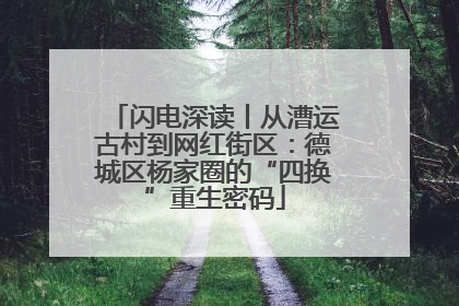 闪电深读丨从漕运古村到网红街区：德城区杨家圈的“四换”重生密码