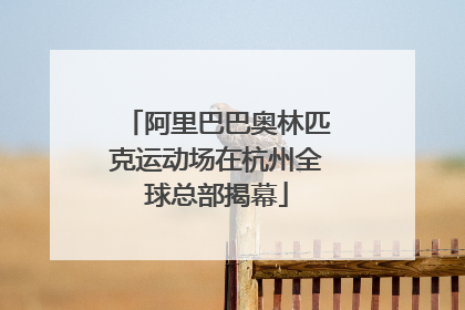 阿里巴巴奥林匹克运动场在杭州全球总部揭幕