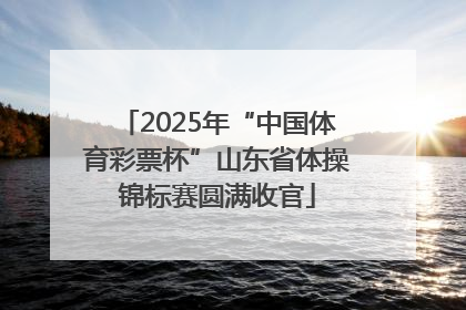 2025年“中国体育彩票杯”山东省体操锦标赛圆满收官