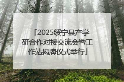 2025绥宁县产学研合作对接交流会暨工作站揭牌仪式举行