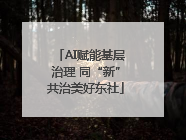 AI赋能基层治理 同“新”共治美好东社